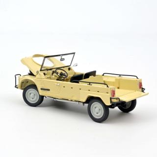 Citroën Méhari 4X4 1979 - Beige Norev 1:18 Metallmodell Motorhaube und Kofferraum zu öffnen!